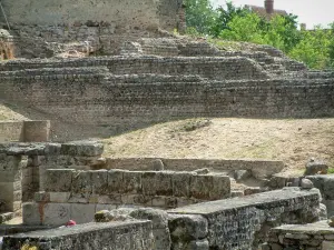 Drevant - Oude site, de overblijfselen van de Gallo-Romeinse