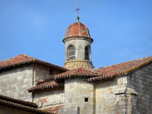 Église de Moirax - Ancien prieuré clunisien : clocheton de l'église Notre-Dame