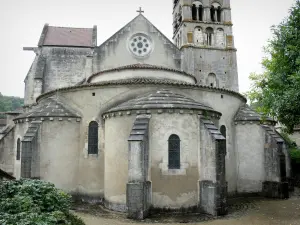 Église de Vignory - Chevet de l'église romane Saint-Étienne