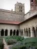 Elne cathedral and cloister - Cloister garden