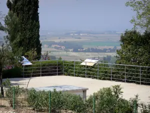 Ensérune oppidum - Panoramic view of surrounding area