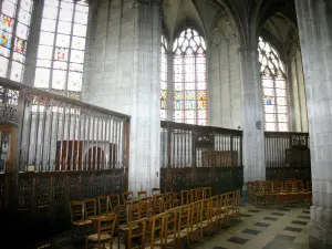 Évreux - Intérieur de la cathédrale Notre-Dame