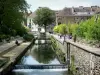 Évreux - Promenade le long des berges de l'Iton (bras de la rivière Iton)