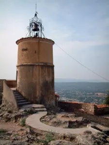 Fayence - Horloge tower with view of surrounding area