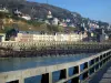 Fécamp - Landing stages and houses of the city