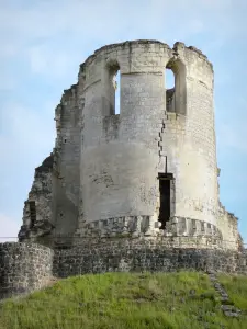 Fère-en-Tardenois - Remnant of the Fère-en-Tardenois feudal castle: tower of the medieval fortress