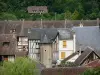 La Ferrière-sur-Risle - Vista de los tejados de las casas en el pueblo