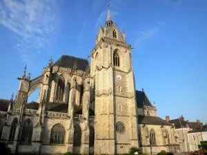 La Ferté-Bernard - Église Notre-Dame-des-Marais de style gothique flamboyant