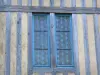 La Ferté-Bernard - Fenêtre d'une maison à pans de bois