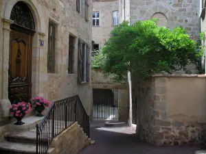 Figeac - Houses of the old town, in the Quercy