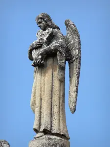 Forcalquier - Ciudadela: ángel músico de la catedral de Notre-Dame-de-Provence