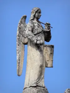 Forcalquier - Ciudadela: ángel músico de la catedral de Notre-Dame-de-Provence