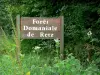 Forêt de Retz - Sign of the Retz domanial forest