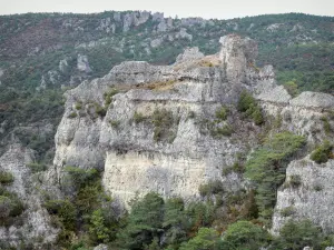 Formazioni rocciose di Montpellier-le-Vieux - Vista del caos roccioso ruiniform