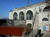 Fort de la Bastille - Site de la Bastille (sur la commune de Grenoble) : vue sur le donjon du fort de la Bastille