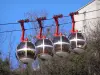 Fort de la Bastille - Bulles du téléphérique de Grenoble Bastille