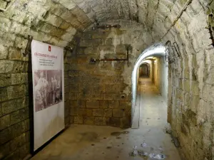 Fuerte de Douaumont - Interior del fuerte - Detrás de escena de la Batalla