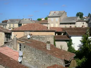 Fumel - Toits de maisons de la ville