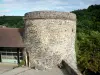 Gargilesse-Dampierre - Former pigeon tower of the château home to the tourist office