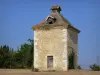 Gascogne Landschaften - Taubenhaus von Sarrant, an der Grenze der Lomagne