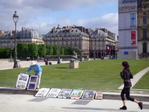 Giardino Jardin des Tuileries - Jog Comodo lungo i sentieri del parco