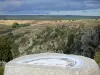 Gole del Chassezac - Punto di vista del punto di vista della Chassezac con la sua vista sul granitico gole nel Parco Nazionale delle Cévennes