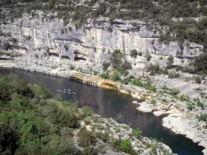 Gorges de l'Ardèche - Panorama depuis le belvédère du Ranc-Pointu