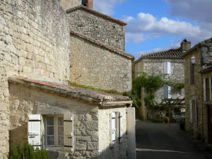 Gramont - Häuser des Dorfes