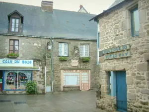 Guérande - Case di pietra e negozi della medievale