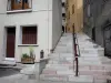 Guillestre - Treppe gesäumt von Häusern