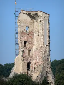 Hérisson - Vestigio del castillo feudal de Hérisson