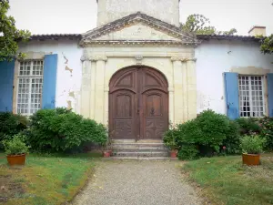 Herrensitz von Gaujacq - Tür des herrschaftlichen Hauses