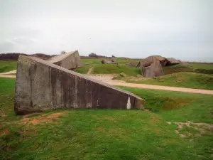 Hoc headland - Landing site: concrete blocks