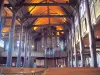 Honfleur - Inside of the Sainte-Catherine church (wooden building)