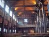 Honfleur - Inside of the Sainte-Catherine church (wooden building)