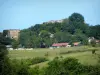 Hügel von Mousson - Blick auf den Mousson-Hügel und seine Burg