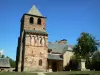 A, igreja, Saint-Pierre, de, Bessuéjouls - Guia de Turismo, férias & final de semana no Aveyron
