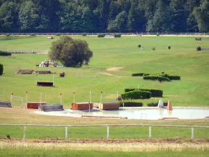 Ippodromo di Pompadour - Traccia e ostacoli