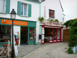 Isola di Noirmoutier - Noirmoutier en l'Ile: lampada, casa, negozio e ristorante