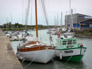 Isola di Noirmoutier - Noirmoutier en l'Ile: porto con le sue barche ormeggiate