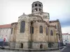 Issoire - Tower and apse of the abbey church Saint-Austremoine Romanesque