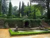 Jardines de la casa solariega de Eyrignac - Francés jardín (jardín de vegetación)