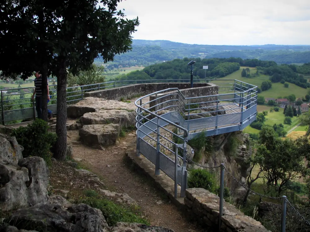 Les jardins de Marqueyssac - Jardins de Marqueyssac: Belvédère du parc