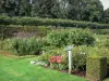 Jardins de Valloires - Roseraie et arbres