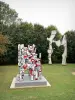 Jean Dubuffet Foundation - Sculptures by the artist Jean Dubuffet in the garden of the foundation
