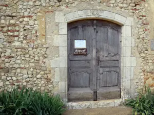 Kapel Notre-Dame-des-Cyclistes - Deur van de kapel Notre-Dame-des-Fietsers