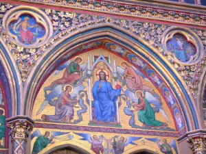 Kapel Sainte-Chapelle - Hoge kapel fresco