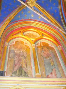 Kapel Sainte-Chapelle - Lage kapel fresco van de Annunciatie