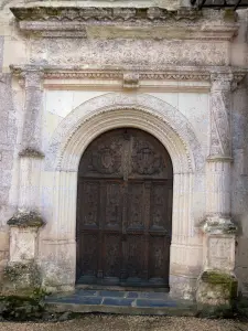 Kapelle La Bourgonnière - Kirchenportal der Renaissance Kapelle in Bouzillé