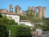 Kasteel van Lagarde - Overblijfselen (ruïnes) van het kasteel